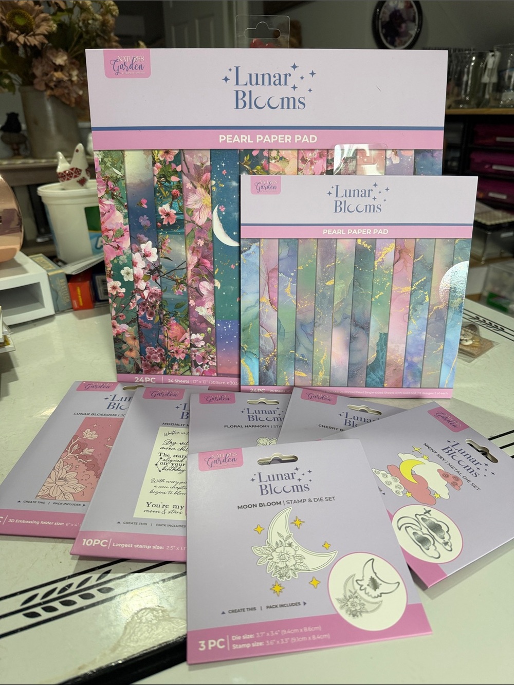 Crafters Companion Nature’s Garden Lunar Blooms Collection